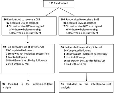 Effect of a Drug-Eluting Stent vs. Bare Metal Stent for the Treatment of Symptomatic Intracranial and Vertebral Artery Stenosis